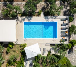Piscina vista top